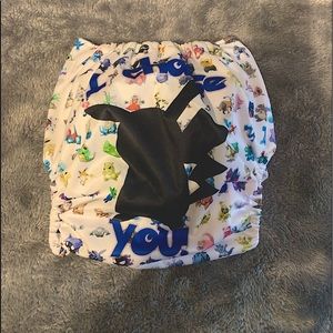 I choose you Pokémon OS pocket cloth diaper